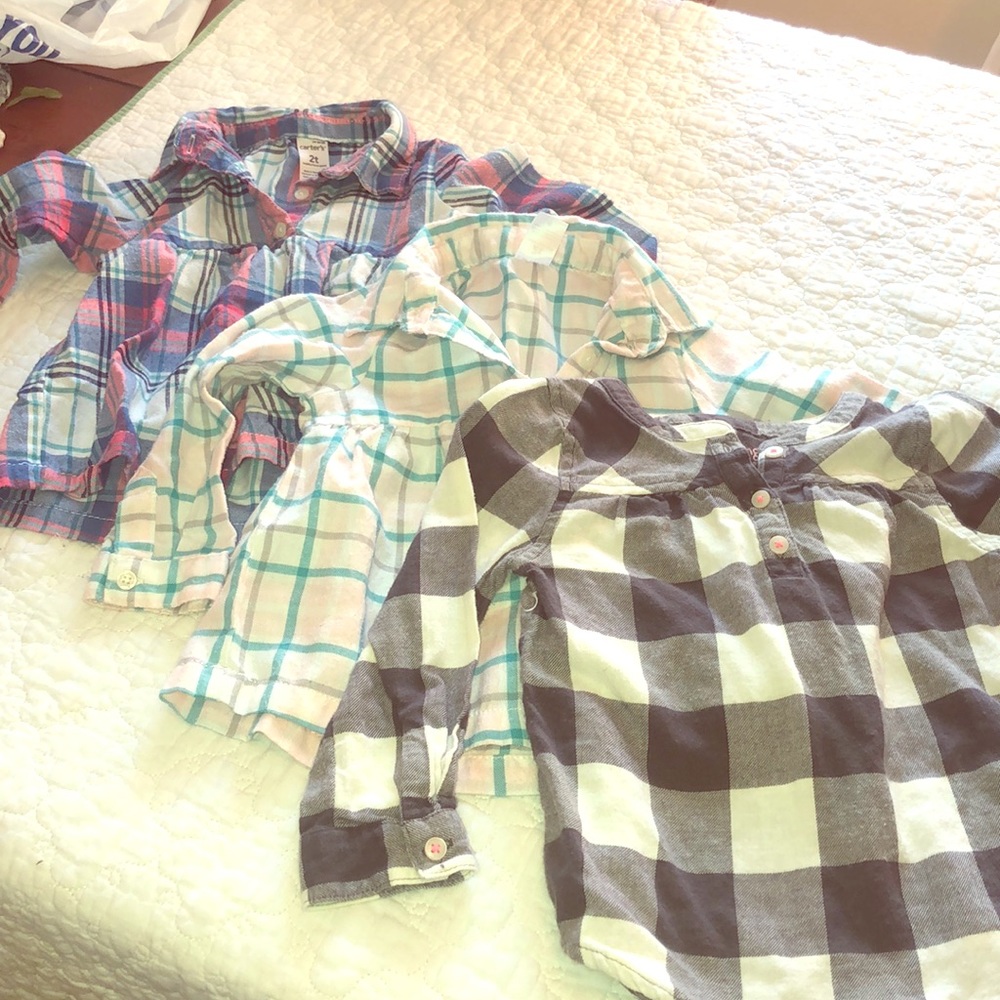 Plaid shirts - toddler